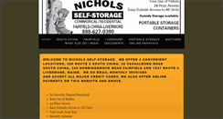 Desktop Screenshot of nichols-self-storage.com